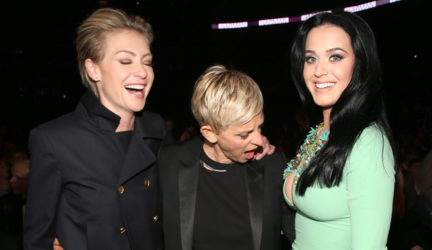 Ellen DeGeneres var chockad över Katy Perrys urringning.